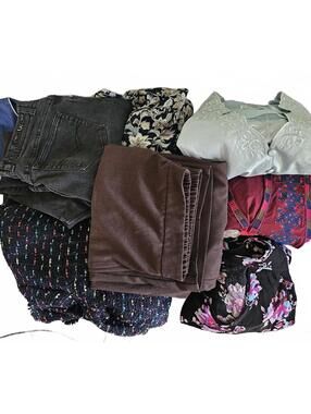 Women's Clothing Wholesale Lot 15 pcs Various Pants Shirts Jackets XL 14 Plus Up